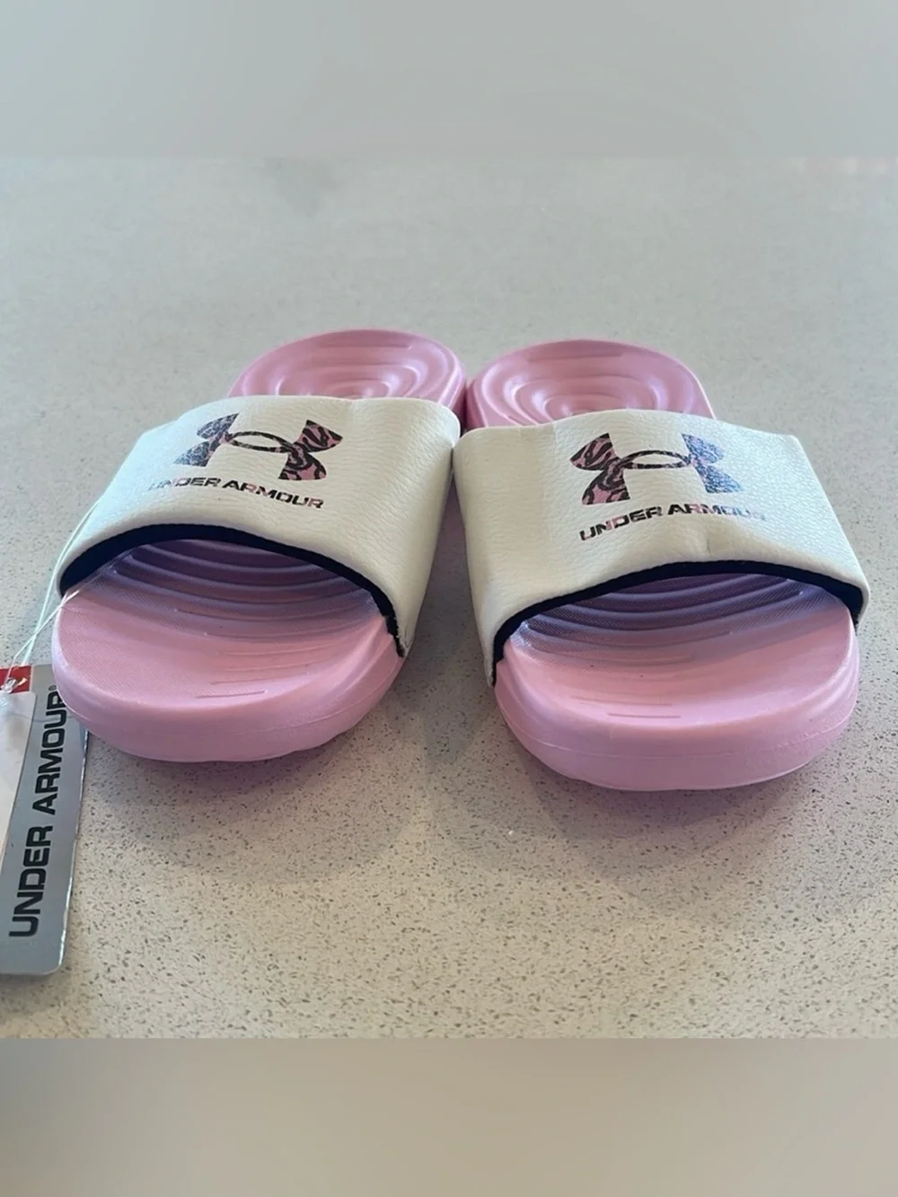 NWT UNDER ARMOUR Pink Sandals Size 13